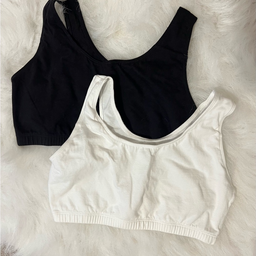 Set of 2 Zone Pro Black and White Camisole Tops